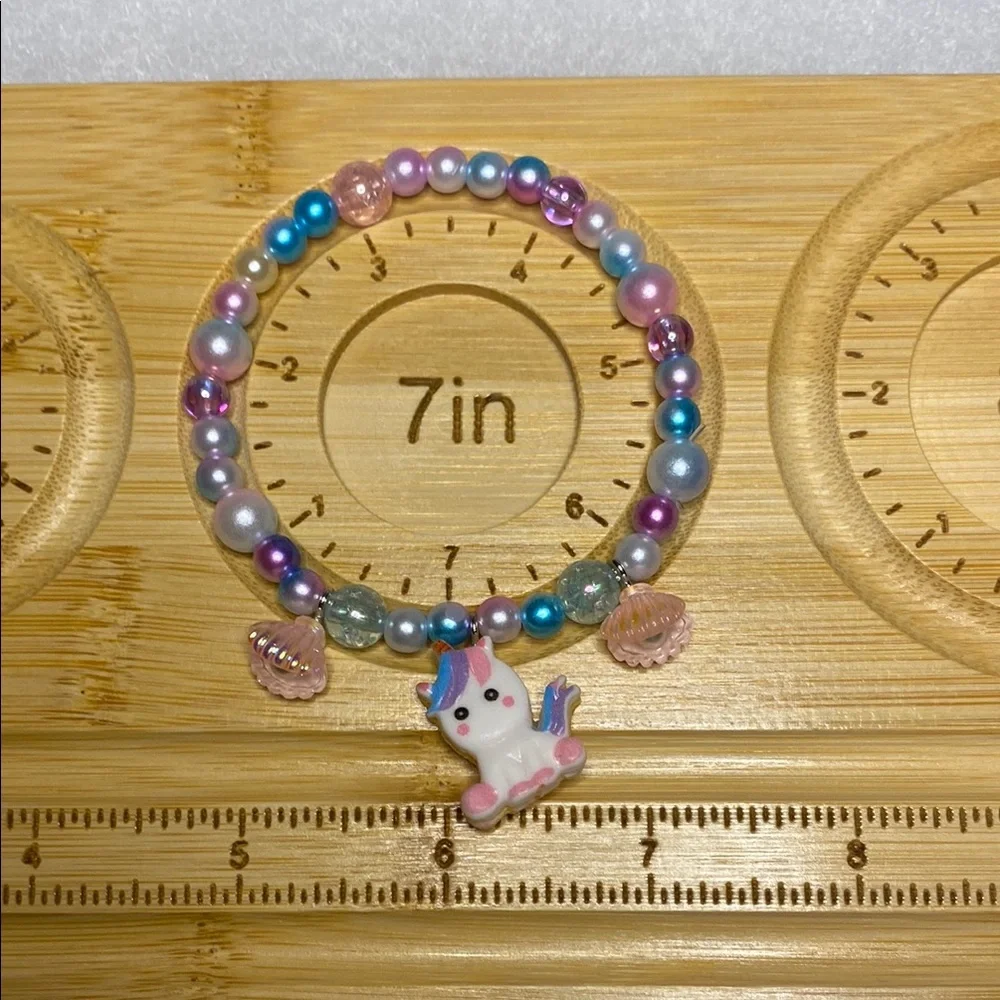 Colorful Beaded  Necklace and Bracelet  Set